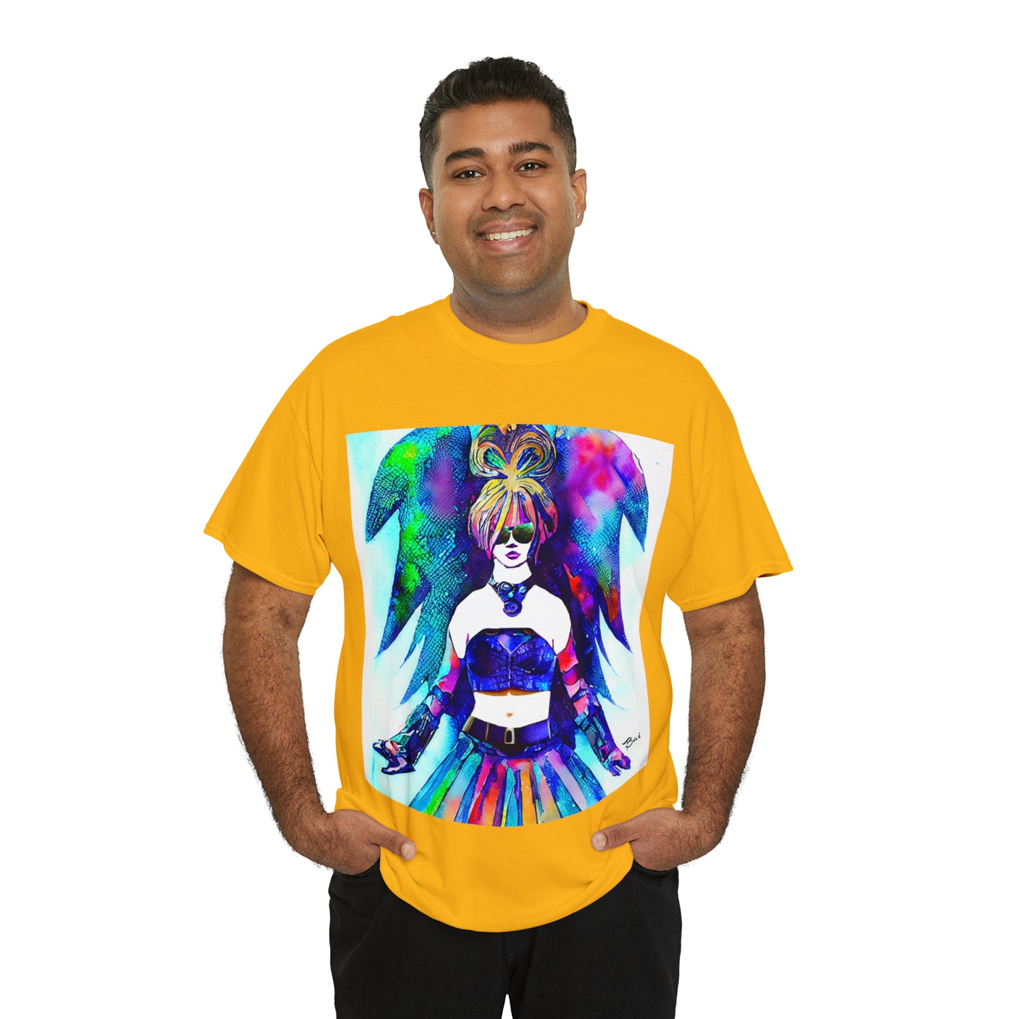 CYBER GIRL - Airt on a Shirt  - Unisex Heavy Cotton Tee - AUS