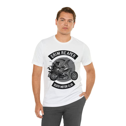 GRIM REAPER Death Motor Club - Unisex Jersey Short Sleeve Tee