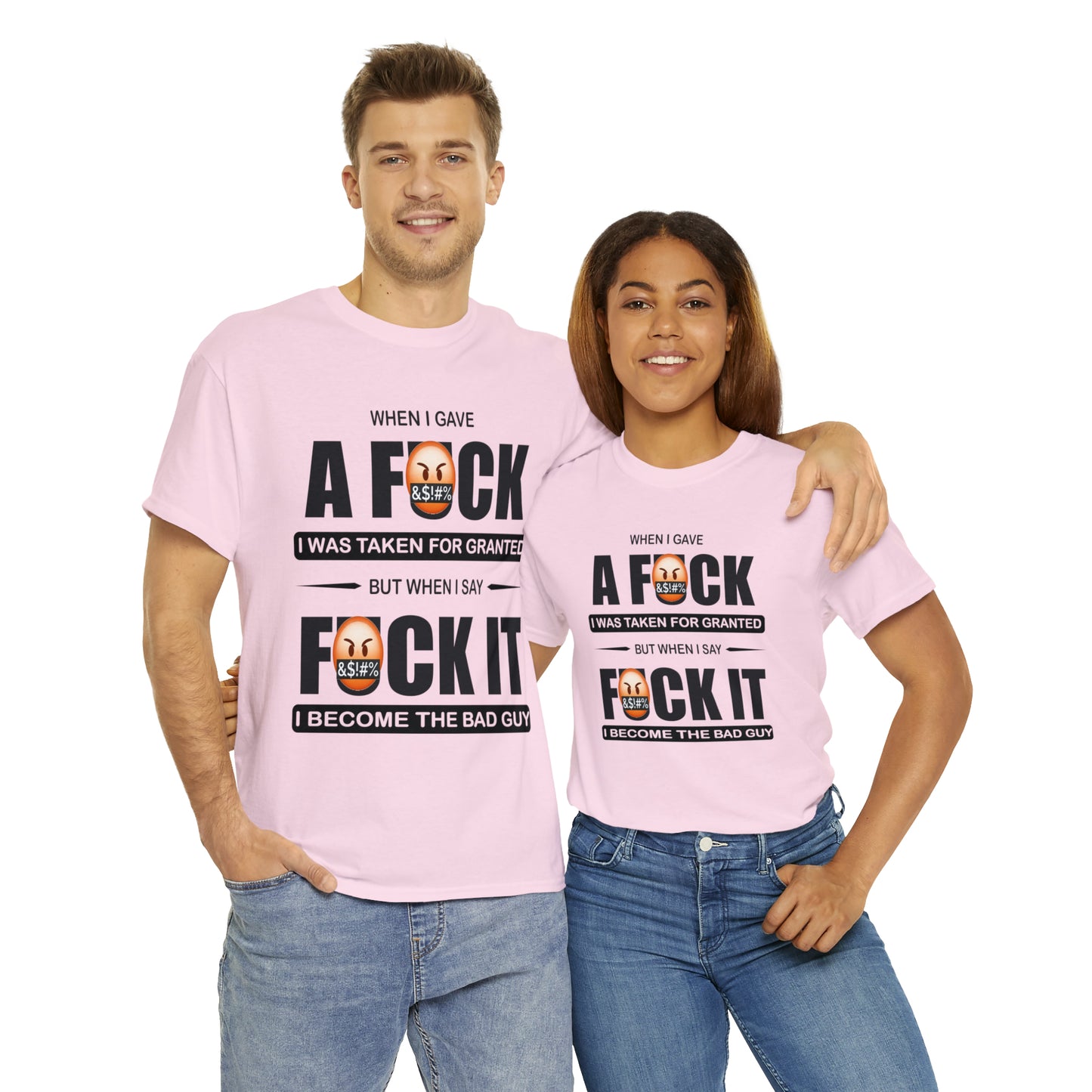 WHEN I GAVE A F***" - Funny Unisex Heavy Cotton Tee - USA