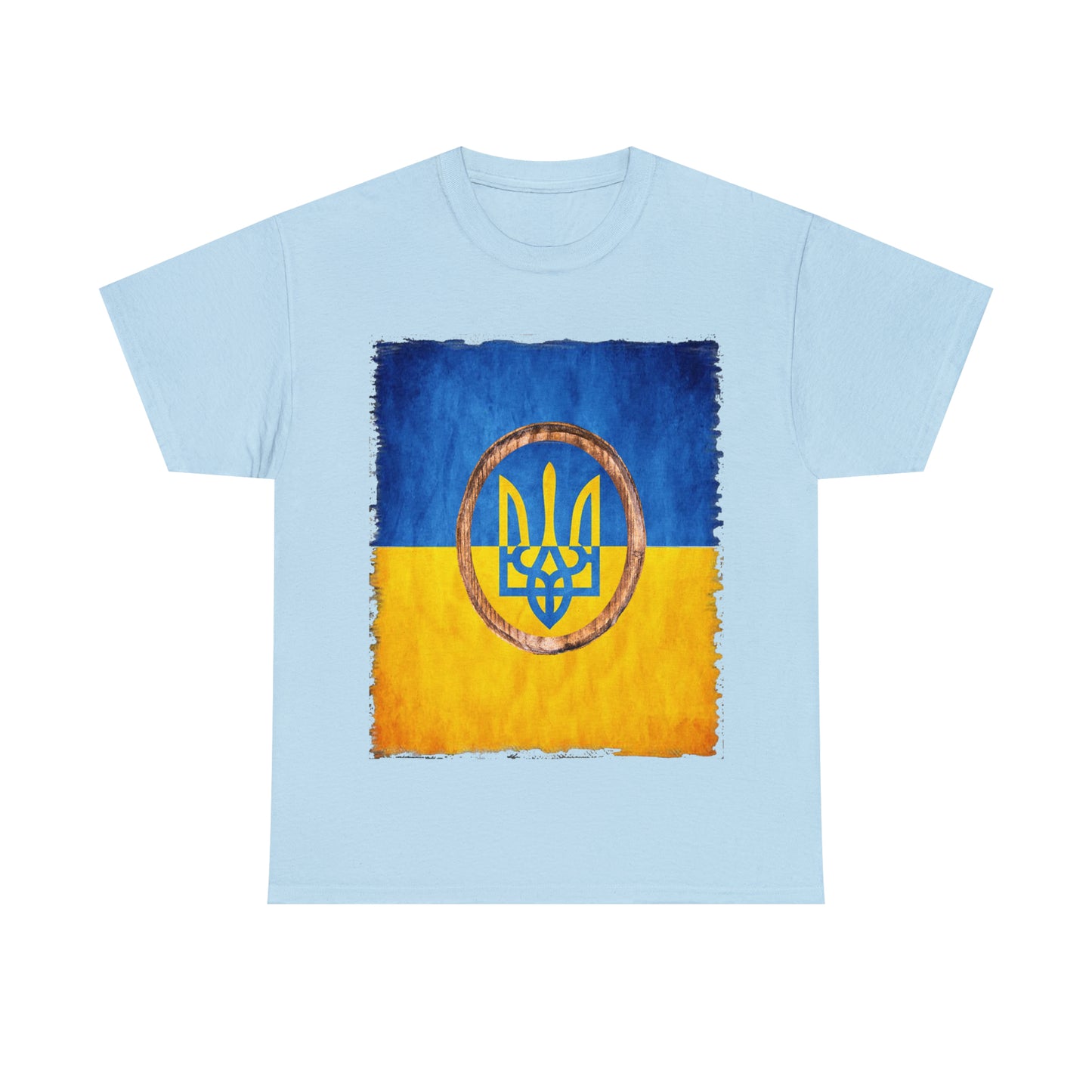 UKRAINIAN TRIDENT - Unisex Heavy Cotton Tee