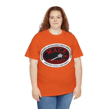 M.A.C.E. Plain Emblem - Unisex Heavy Cotton Tee