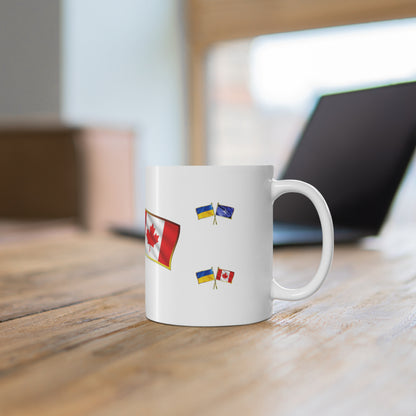 The Ukrainian-Canadian NATO Supporter Mug