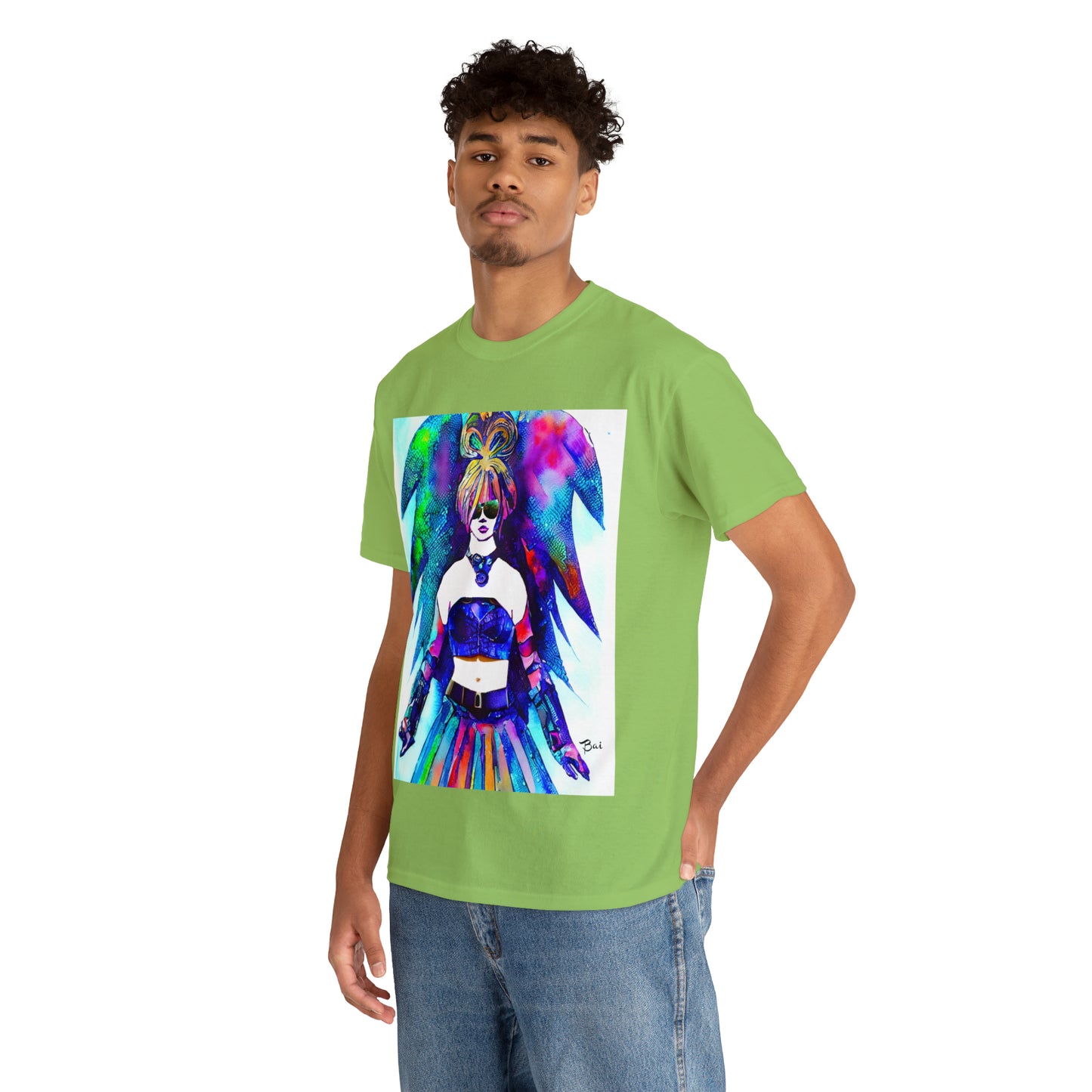 CYBER GIRL - Airt on a Shirt  - Unisex Heavy Cotton Tee - AUS