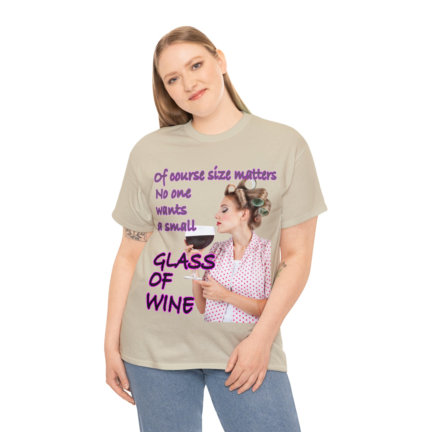 OF COURSE SIZE MATTERS  - Funny Unisex Heavy Cotton Tee - AUS