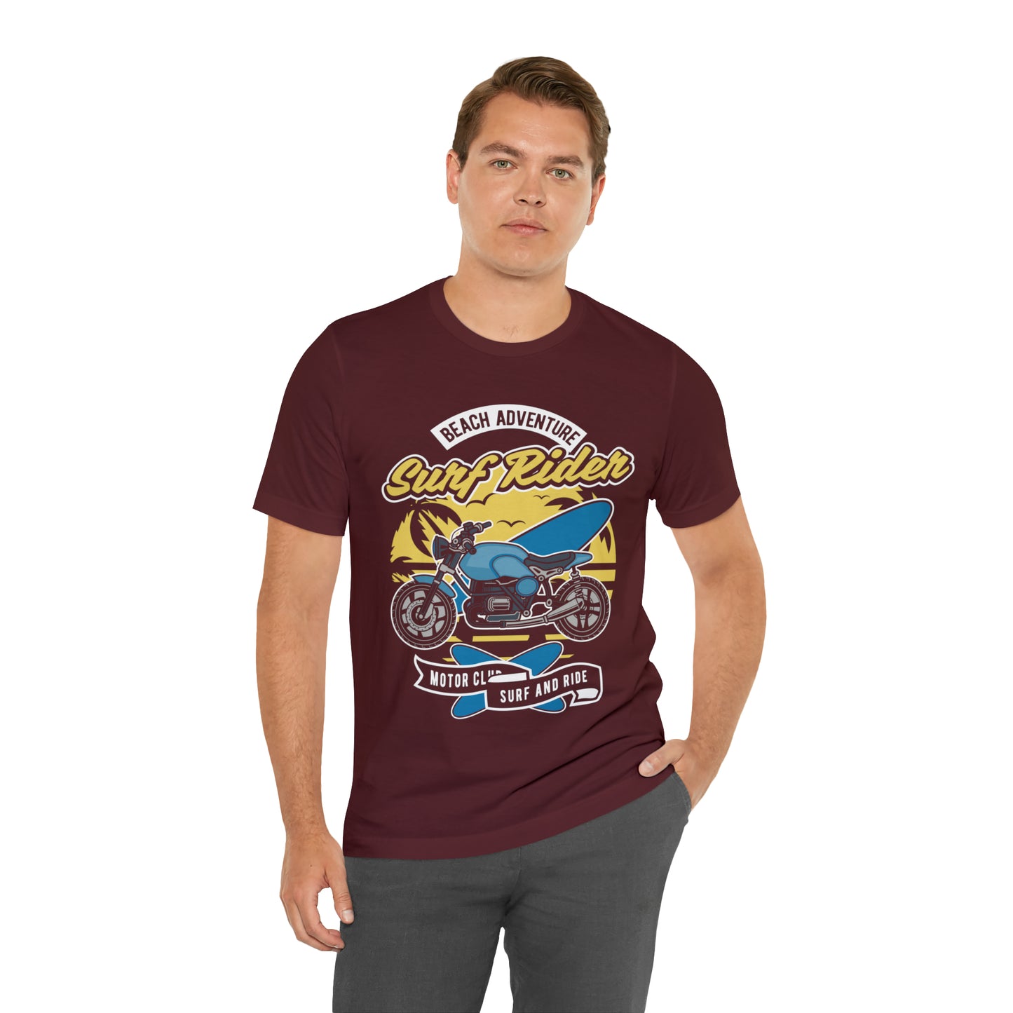 SURF RIDER - Printed in the USA - Unisex Jersey Short Sleeve Tee