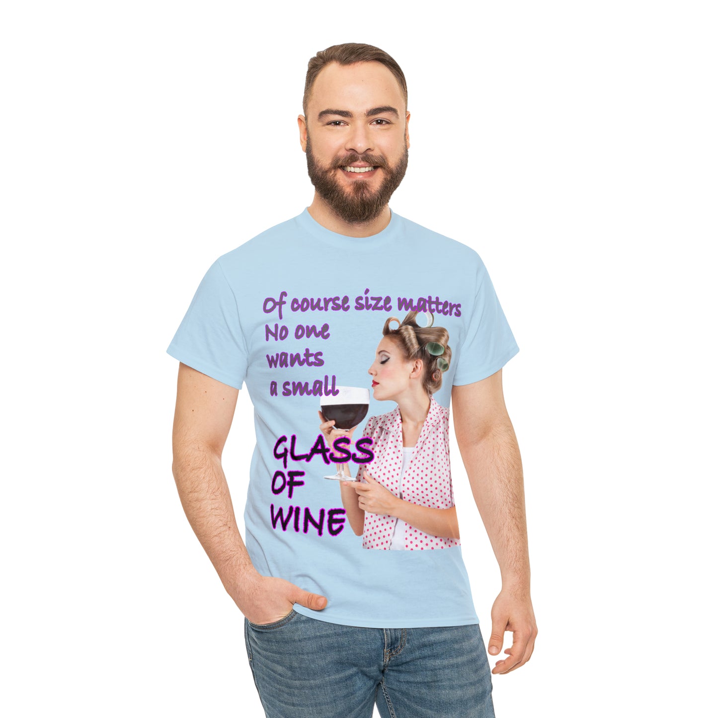 OF COURSE SIZE MATTERS  - Funny Unisex Heavy Cotton Tee - AUS