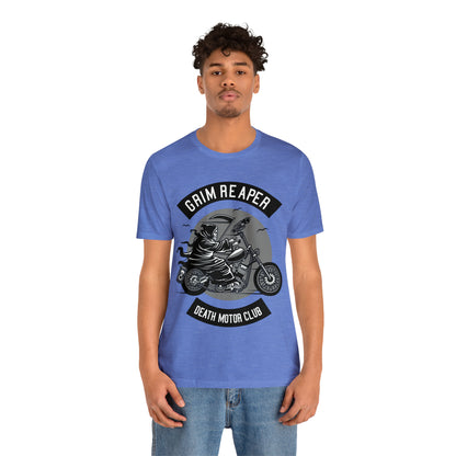 GRIM REAPER Death Motor Club - Unisex Jersey Short Sleeve Tee