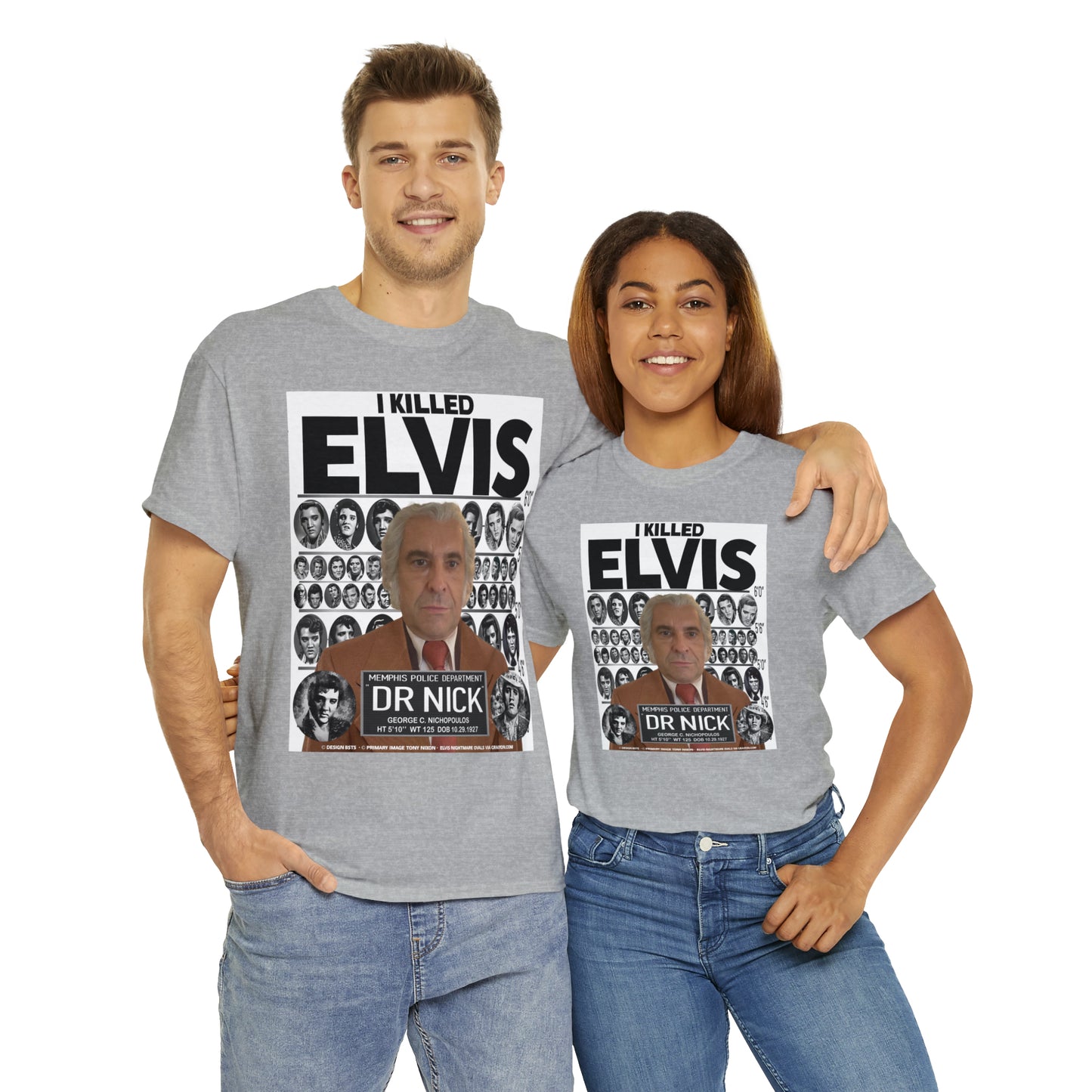 I KI**** ELVIS - Unisex Heavy Cotton Tee - USA