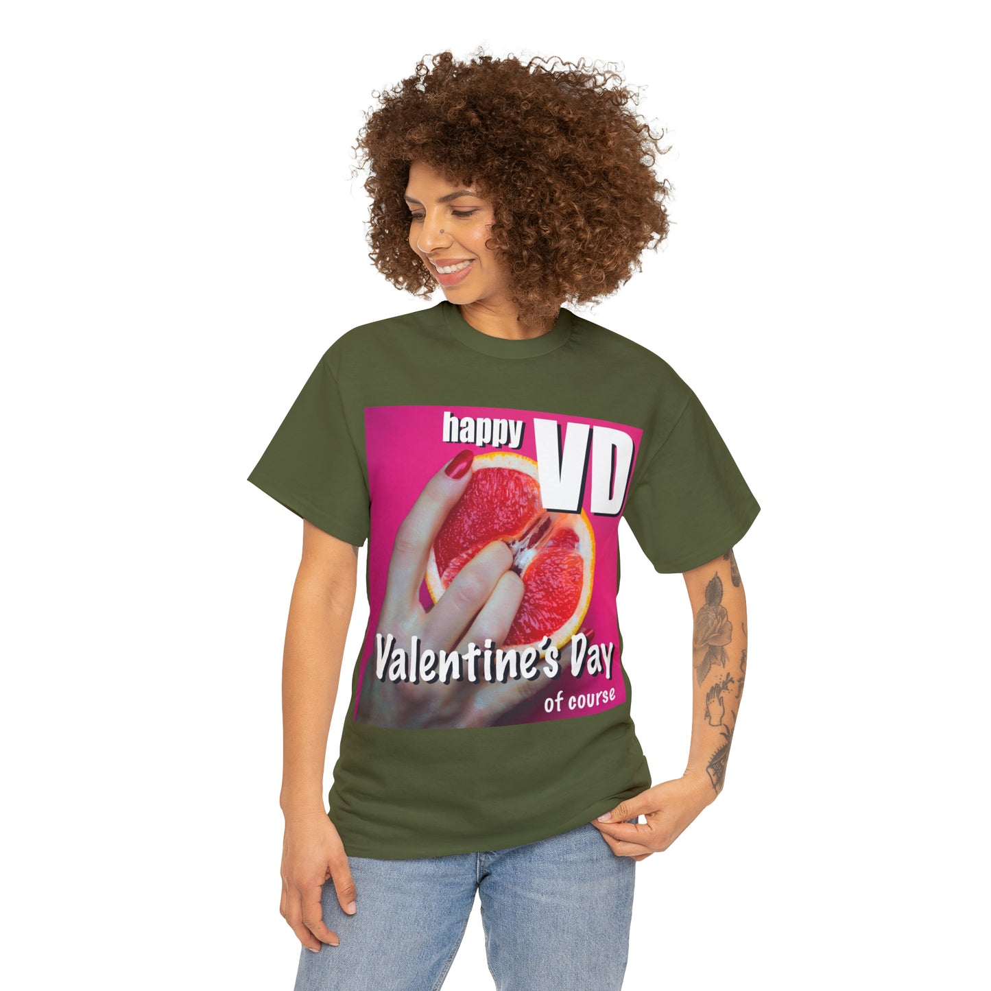 Happy VD - Unisex Cotton Tee