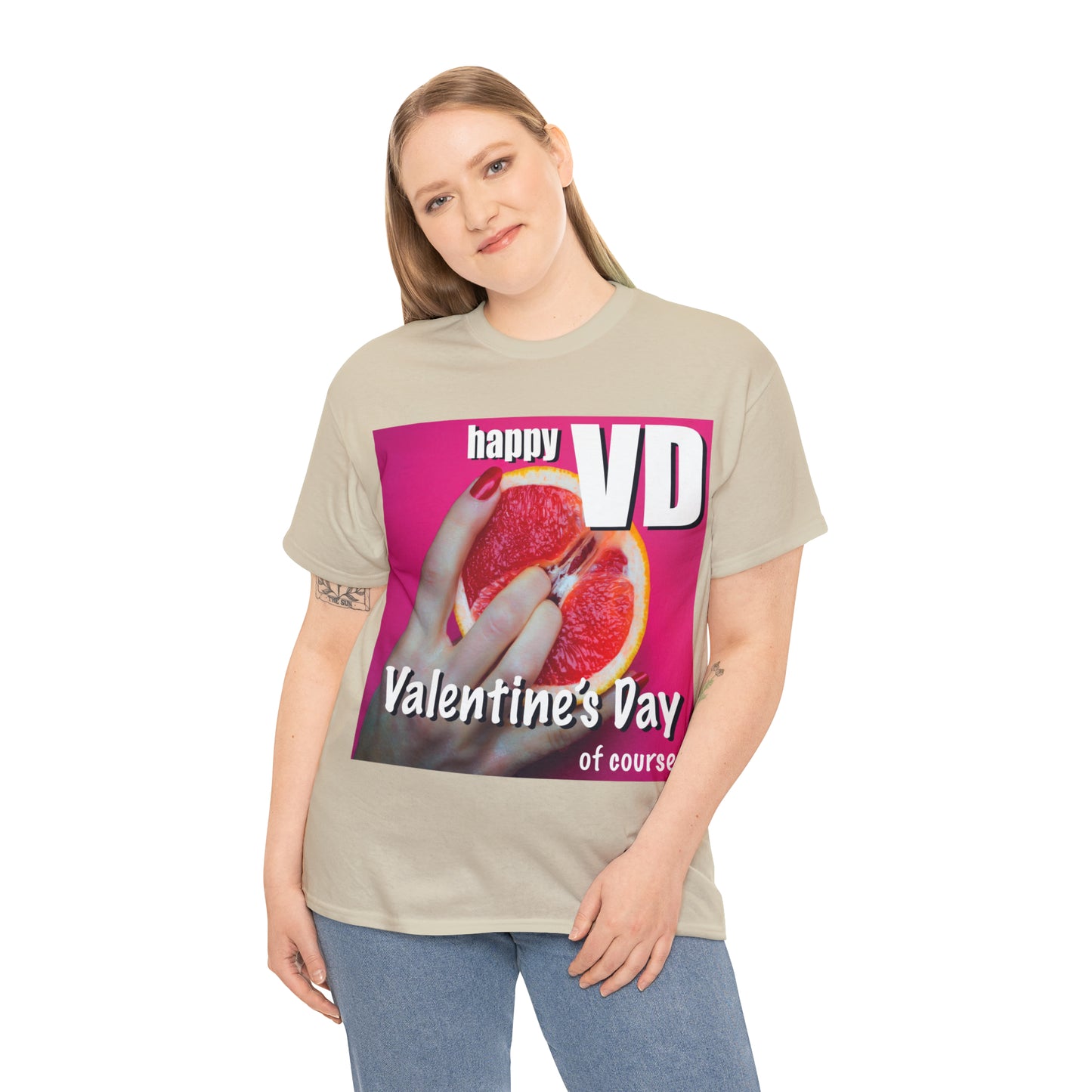 Happy VD - Unisex Cotton Tee