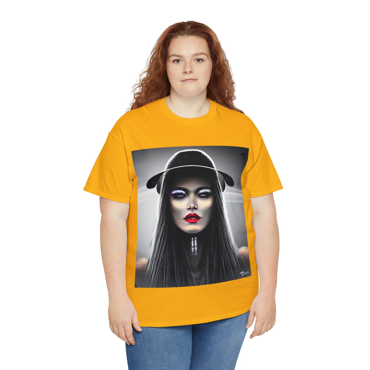 CYBERPUNK WITCH - Airt on a Shirt  - Unisex Heavy Cotton Tee - AUS