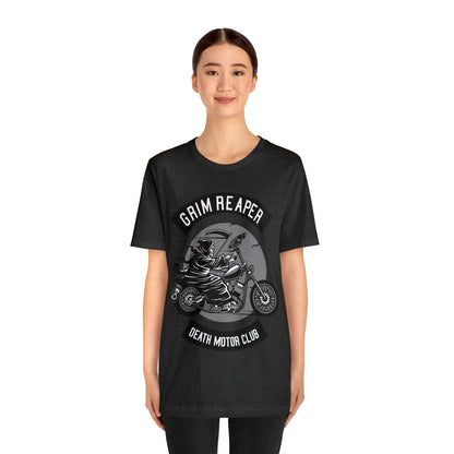 GRIM REAPER Death Motor Club - Unisex Jersey Short Sleeve Tee