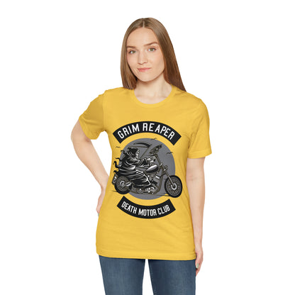 GRIM REAPER Death Motor Club - Unisex Jersey Short Sleeve Tee