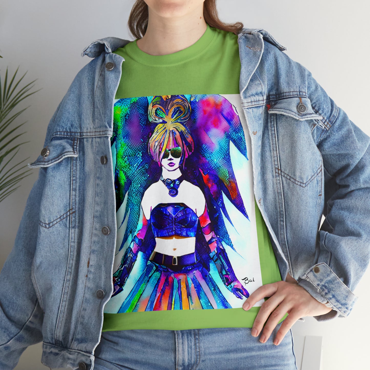 CYBER GIRL - Airt on a Shirt  - Unisex Heavy Cotton Tee - AUS