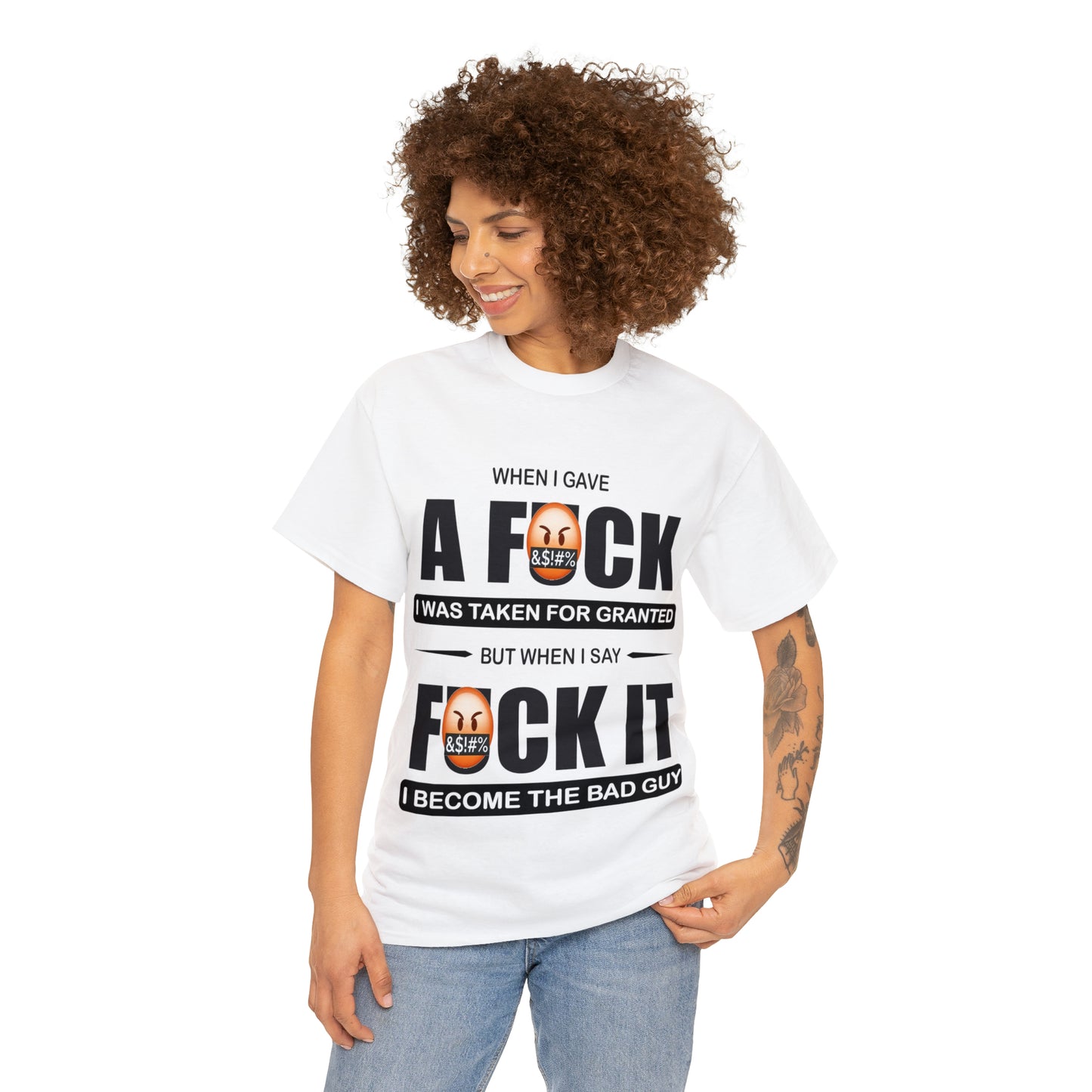 WHEN I GAVE A F***  - Funny Unisex Heavy Cotton Tee - AUS