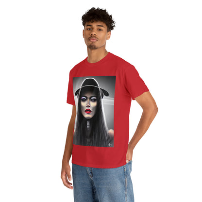 CYBERPUNK WITCH - Airt on a Shirt  - Unisex Heavy Cotton Tee - AUS