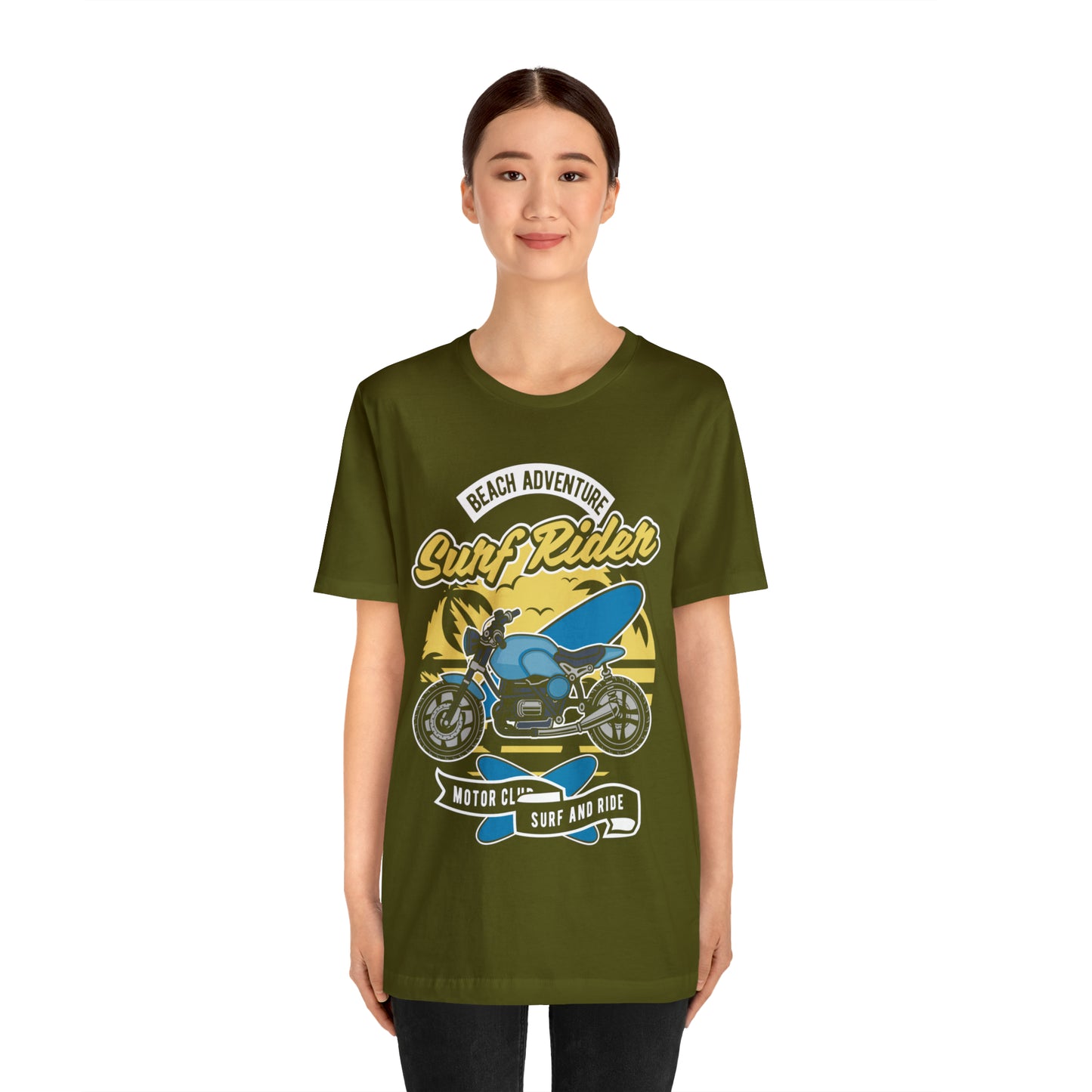 SURF RIDER - Printed in the USA - Unisex Jersey Short Sleeve Tee