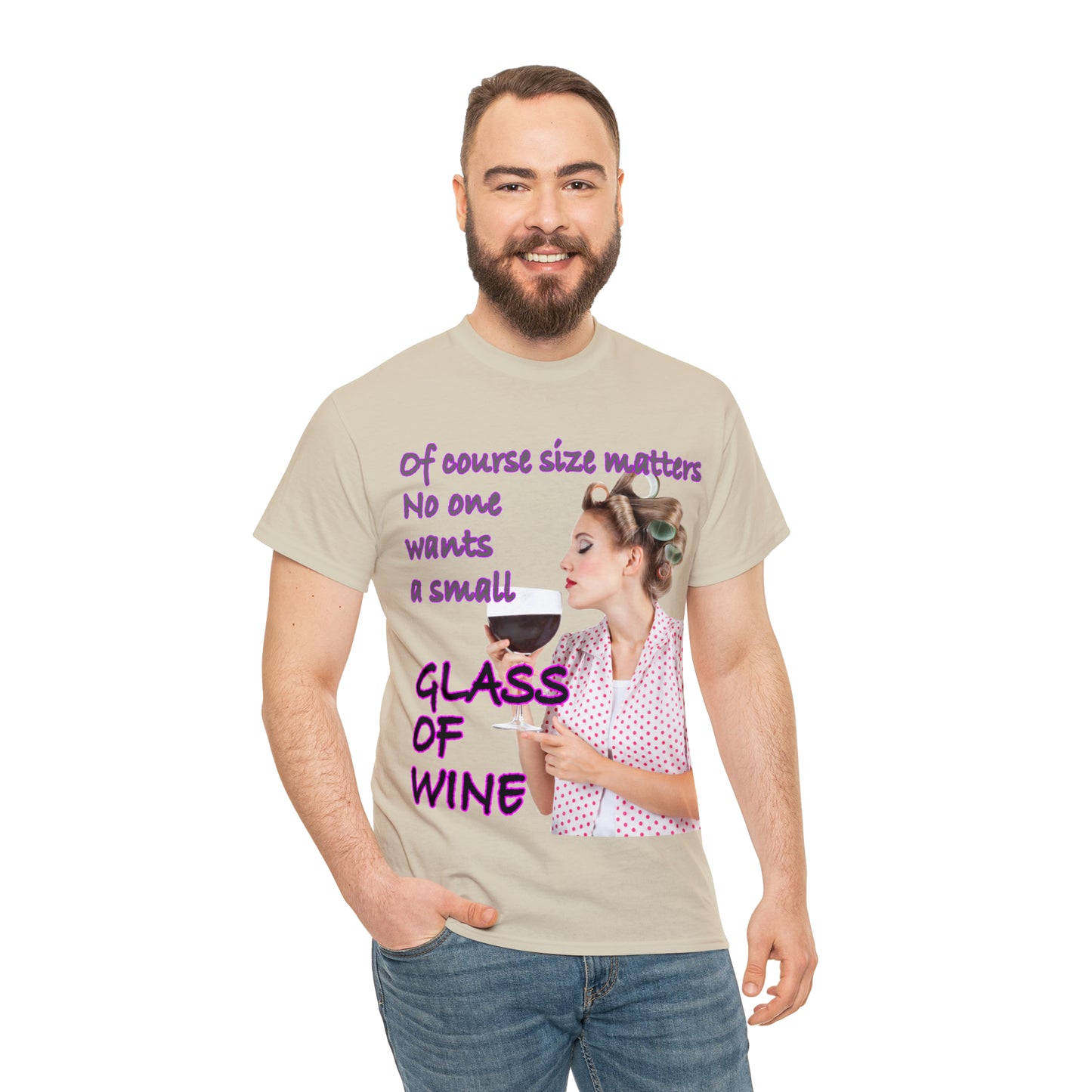 OF COURSE SIZE MATTERS  - Funny Unisex Heavy Cotton Tee - AUS