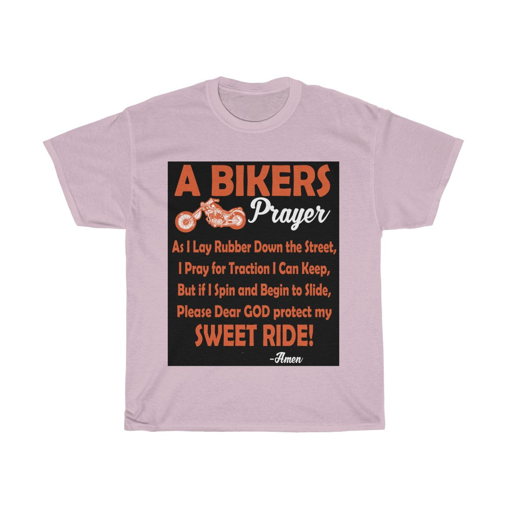 A Biker's Prayer... - Unisex Heavy Cotton Tee