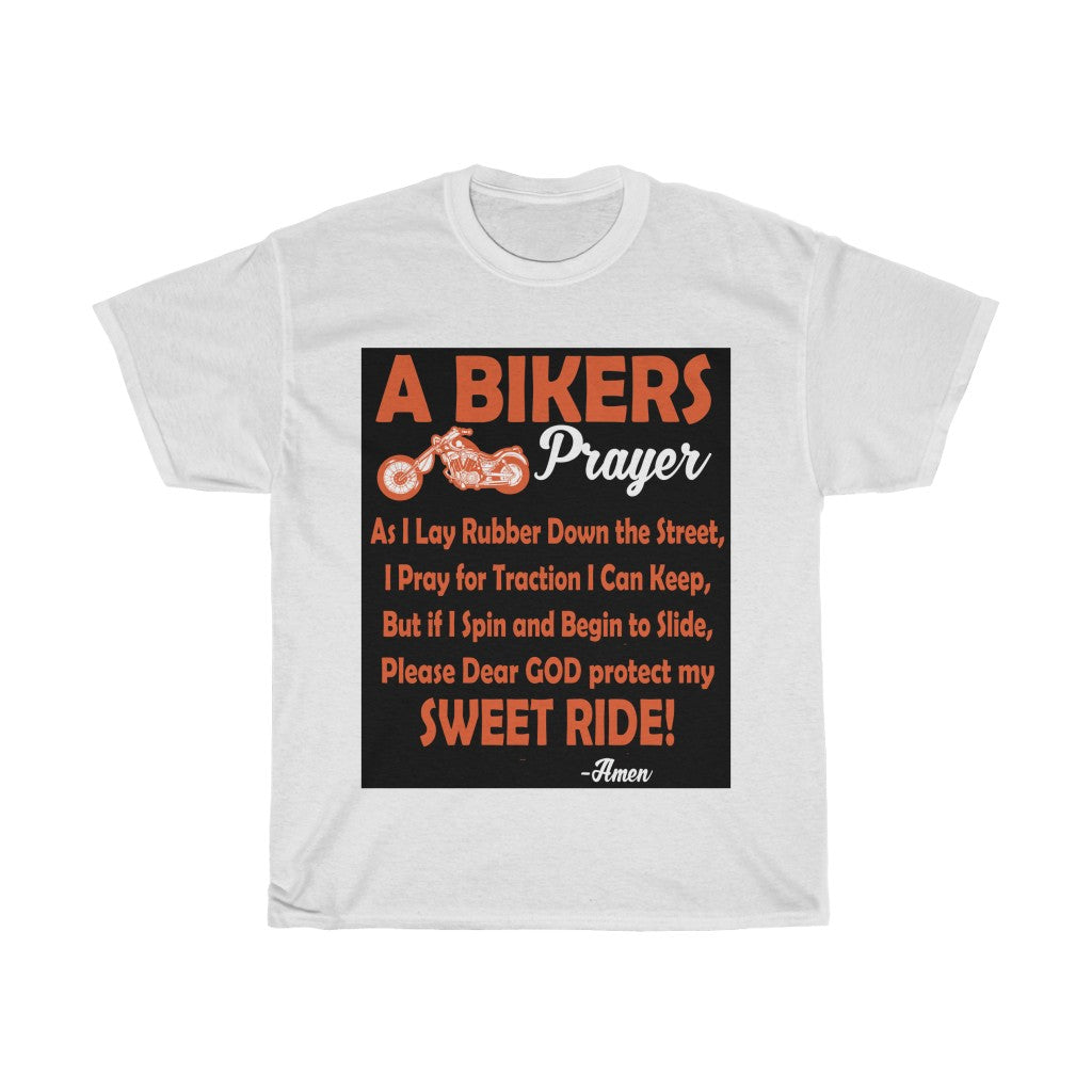 A Biker's Prayer... - Unisex Heavy Cotton Tee